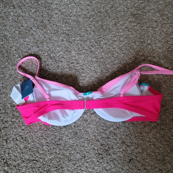 Cupshe Aqua and Pink Underwire Bikini Set Large Top / Small Bottom - Picture 7 of 12